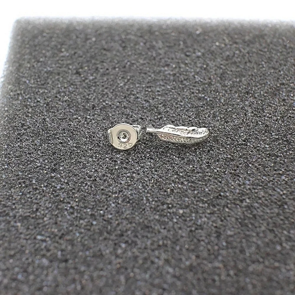 New‎ S925 Feather Stud Earrings